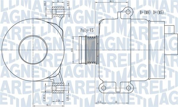 Magneti Marelli 063731969010 - Генератор autocars.com.ua