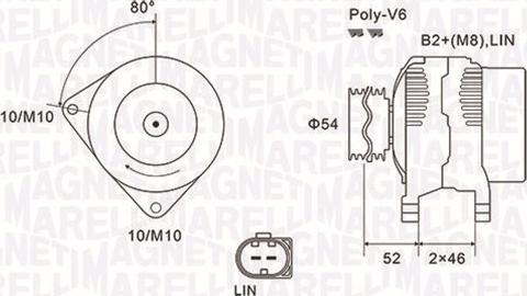 Magneti Marelli 063731970010 - Генератор avtokuzovplus.com.ua