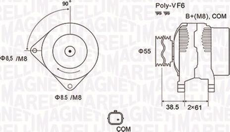 Magneti Marelli 063731975010 - Генератор autocars.com.ua