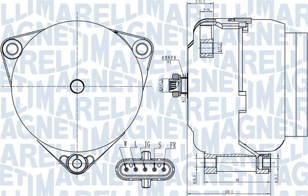 Magneti Marelli 063731997010 - Генератор autocars.com.ua