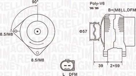 Magneti Marelli 063732002010 - Генератор autocars.com.ua