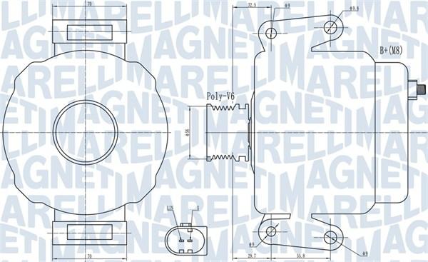 Magneti Marelli 063732007010 - Генератор autocars.com.ua