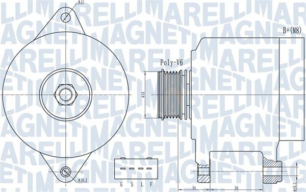 Magneti Marelli 063732013010 - Генератор autocars.com.ua