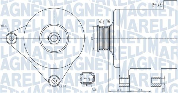 Magneti Marelli 063732015010 - Генератор avtokuzovplus.com.ua