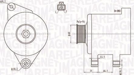 Magneti Marelli 063732017010 - Генератор autodnr.net