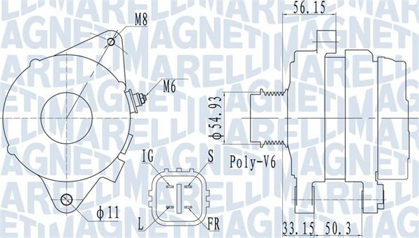 Magneti Marelli 063732027010 - Генератор avtokuzovplus.com.ua