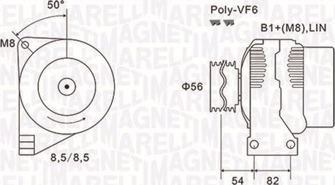 Magneti Marelli 063732028010 - Генератор avtokuzovplus.com.ua