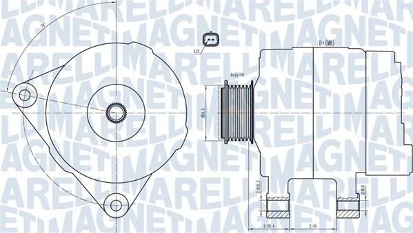 Magneti Marelli 063732033010 - Генератор avtokuzovplus.com.ua