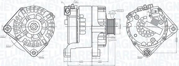 Magneti Marelli 063732041010 - Генератор avtokuzovplus.com.ua