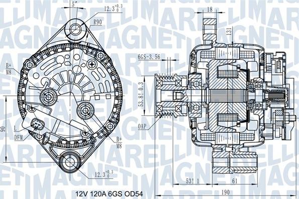 Magneti Marelli 063732045010 - Генератор avtokuzovplus.com.ua