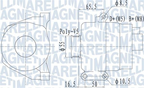 Magneti Marelli 063732070010 - Генератор avtokuzovplus.com.ua