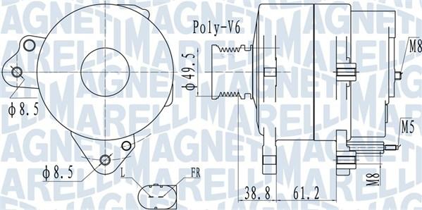 Magneti Marelli 063732137010 - Генератор autocars.com.ua