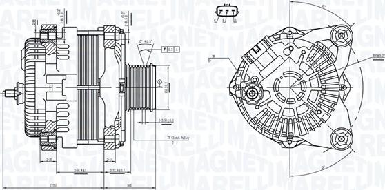 Magneti Marelli 063732182010 - Генератор autodnr.net