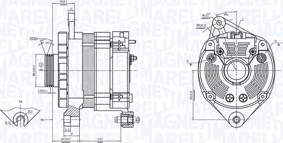 Magneti Marelli 063733685010 - Генератор autodnr.net