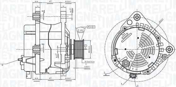 Magneti Marelli 063733837010 - Генератор avtokuzovplus.com.ua