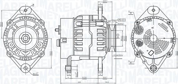 Magneti Marelli 063734085010 - Генератор autodnr.net