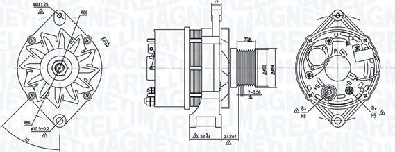 Magneti Marelli 063735605010 - Генератор autocars.com.ua