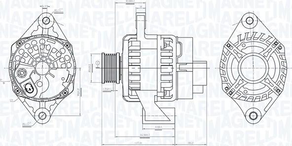 Magneti Marelli 063736094010 - Генератор avtokuzovplus.com.ua