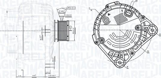 Magneti Marelli 063736234010 - Генератор autodnr.net