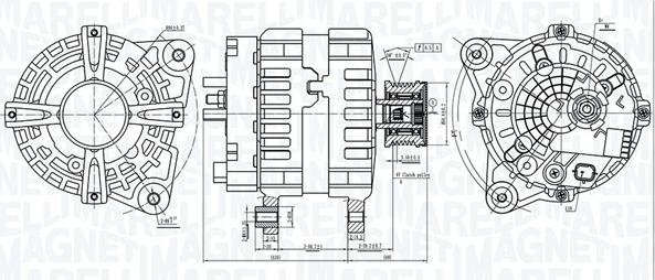 Magneti Marelli 063736381010 - Генератор autodnr.net