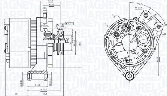 Magneti Marelli 063739061010 - Генератор autodnr.net