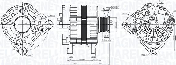 Magneti Marelli 063739062010 - Генератор autodnr.net