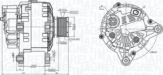 Magneti Marelli 063739064010 - Генератор autodnr.net