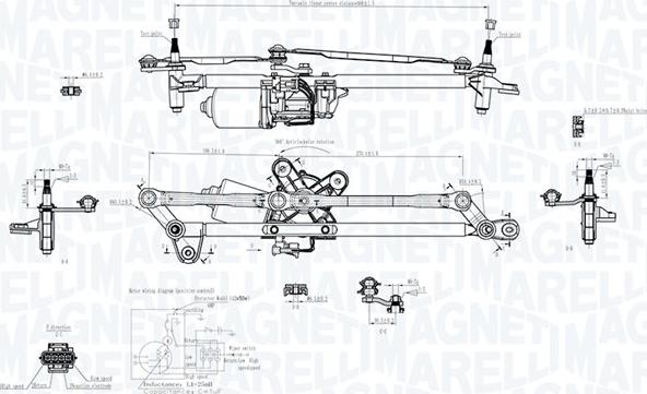 Magneti Marelli 064351703010 - Система очищення вікон autocars.com.ua