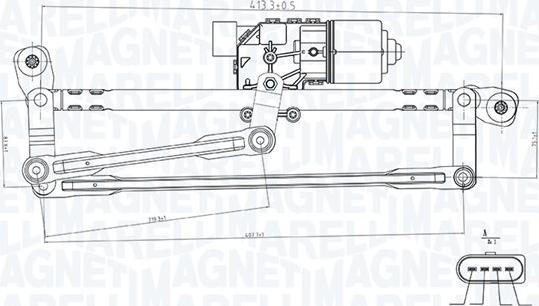 Magneti Marelli 064351737010 - Система очищення вікон autocars.com.ua