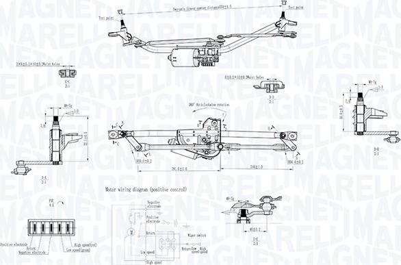 Magneti Marelli 064351754010 - Система очищення вікон autocars.com.ua