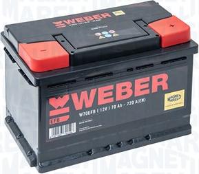 Magneti Marelli 067070680004 - Стартерна акумуляторна батарея, АКБ autocars.com.ua