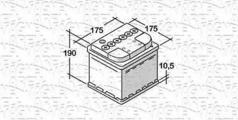 Magneti Marelli 068044039010 - Стартерная аккумуляторная батарея, АКБ avtokuzovplus.com.ua