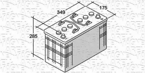 Magneti Marelli 068125076010 - Стартерна акумуляторна батарея, АКБ autocars.com.ua