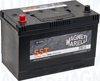 Magneti Marelli 069095800018 - Стартерна акумуляторна батарея, АКБ autocars.com.ua