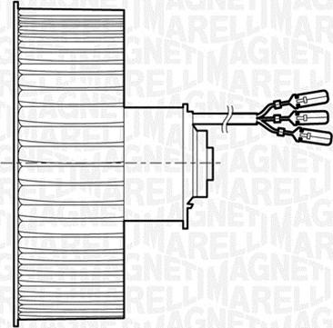 Magneti Marelli 069401199010 - Електродвигун, вентиляція салону autocars.com.ua