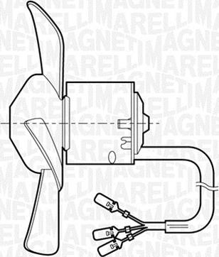 Magneti Marelli 069401251010 - Вентилятор салону autocars.com.ua