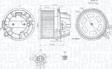 Magneti Marelli 069412240010 - Вентилятор салона avtokuzovplus.com.ua