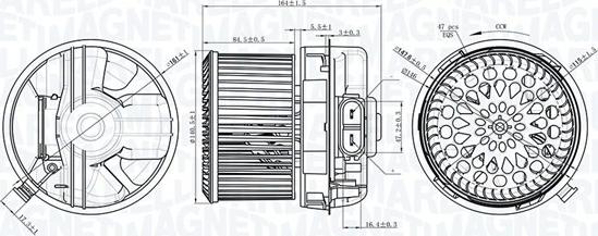 Magneti Marelli 069412272010 - Вентилятор салону autocars.com.ua