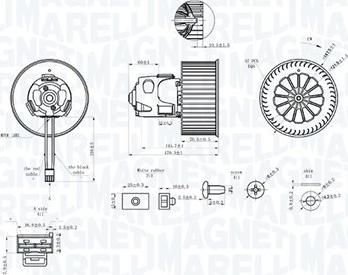 Magneti Marelli 069412344010 - Вентилятор салону autocars.com.ua