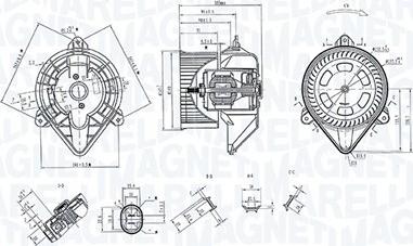 Magneti Marelli 069412348010 - Вентилятор салона autodnr.net