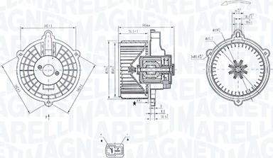 Magneti Marelli 069412352010 - Вентилятор салону autocars.com.ua