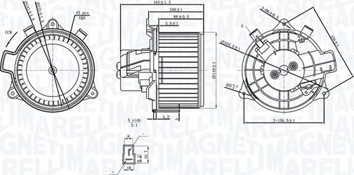 Magneti Marelli 069412375010 - Вентилятор салона autodnr.net