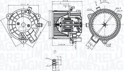 Magneti Marelli 069412381010 - Вентилятор салону autocars.com.ua