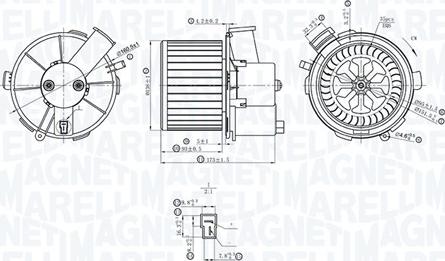 Magneti Marelli 069412402010 - Вентилятор салона avtokuzovplus.com.ua