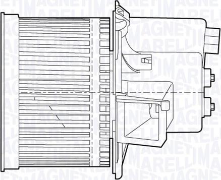 Magneti Marelli 069412653010 - Вентилятор салону autocars.com.ua