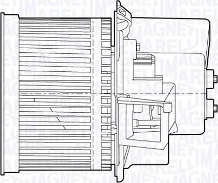 Magneti Marelli 069412654010 - Вентилятор салону autocars.com.ua