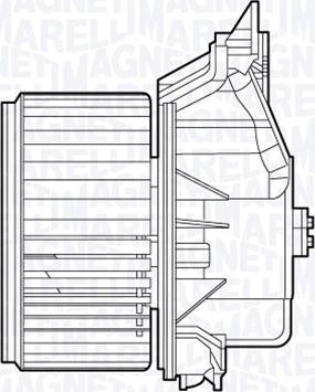 Magneti Marelli 069412657010 - Вентилятор салону autocars.com.ua