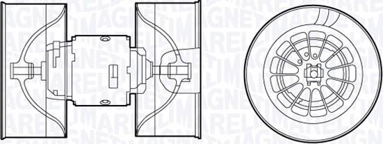 Magneti Marelli 069412660010 - Вентилятор салону autocars.com.ua