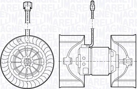 Magneti Marelli 069412671010 - Вентилятор салона autodnr.net