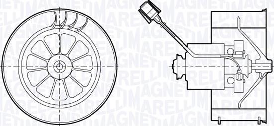 Magneti Marelli 069412678010 - Вентилятор салону autocars.com.ua